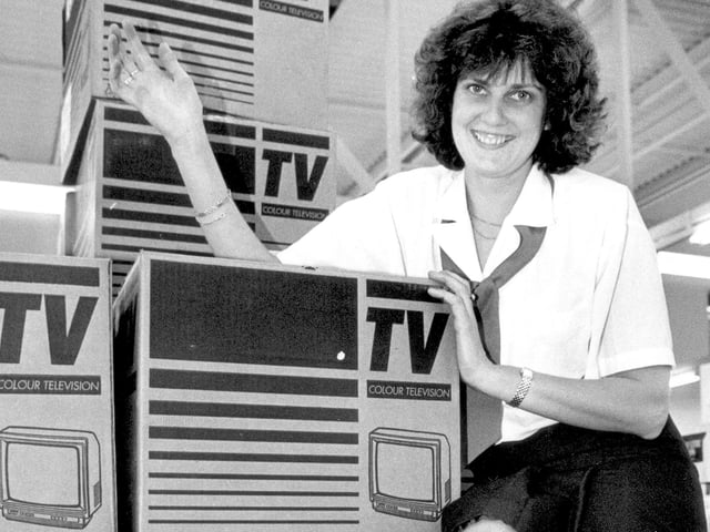 Nicky Coleman, department manager at Co-op 1993