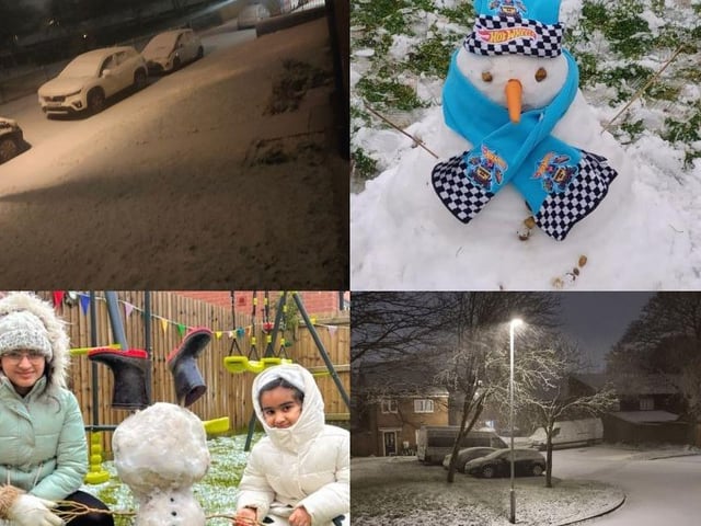 Plenty of fun in the snow in Northampton...
