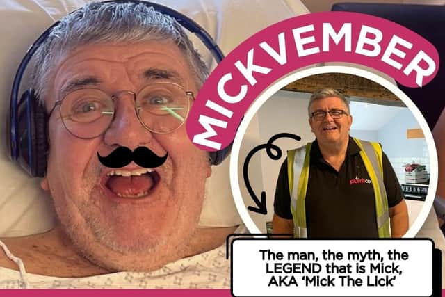 "MICKVEMBER" Fundraiser poster