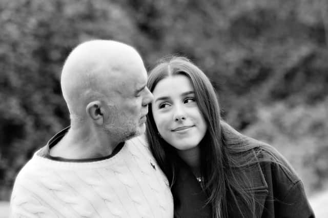 Anneliese and her dad Ian.