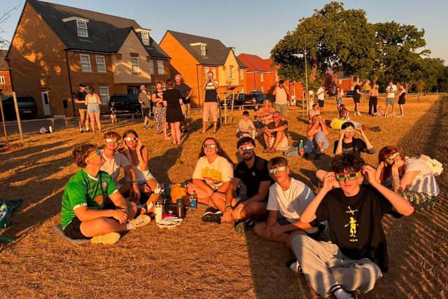 Aston Smith organised a fundraising event for the eclipse in Northampton