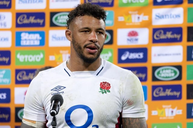 England skipper Courtney Lawes faces the media after the win over Australia