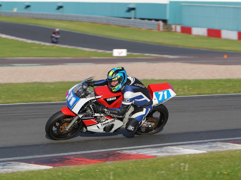 Simon pictured at the Donington Park motorsport circuit in Derbyshire in May 2021.