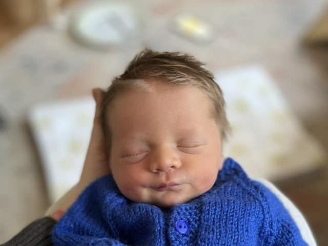 Cooper Jack born at 10.49pm on March 4 at Northampton General Hospital, weighing 6lbs 6oz.
