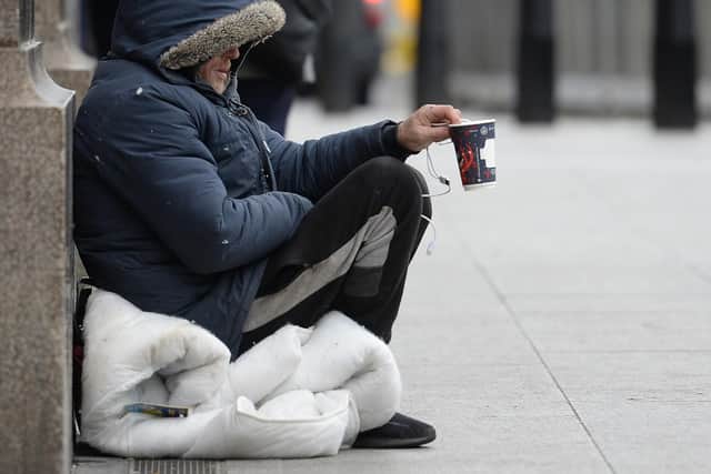 The figures show 1,327 people are estimated to be homeless in West Northamptonshire this year.