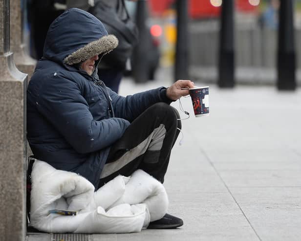 The figures show 1,327 people are estimated to be homeless in West Northamptonshire this year.