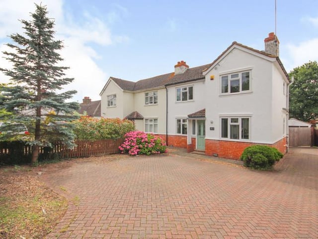 Two bedroom semi-detached, on the market with Horts and Rightmove, with a guide price of £275,000