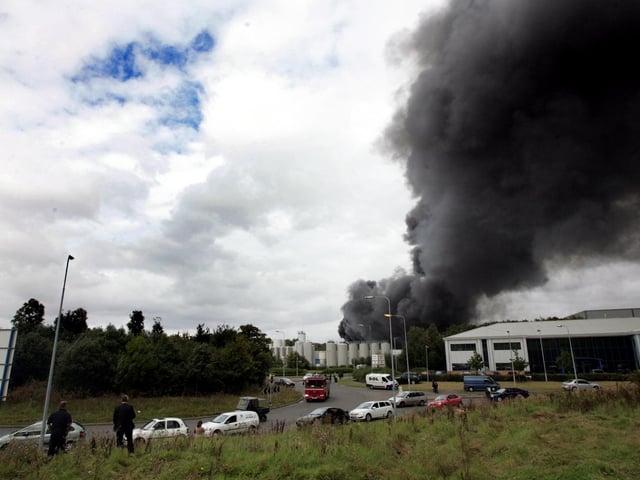 2008 - The fire at Brackmills Industrial Estate