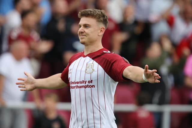 Sam Hoskins has scored eight goals so far this season