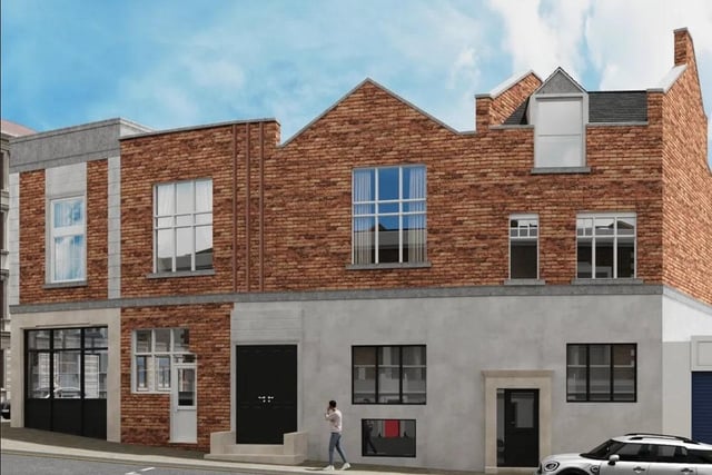 The proposed 13 flats, set to be completed in January, have gone up for sale for £2.2million
