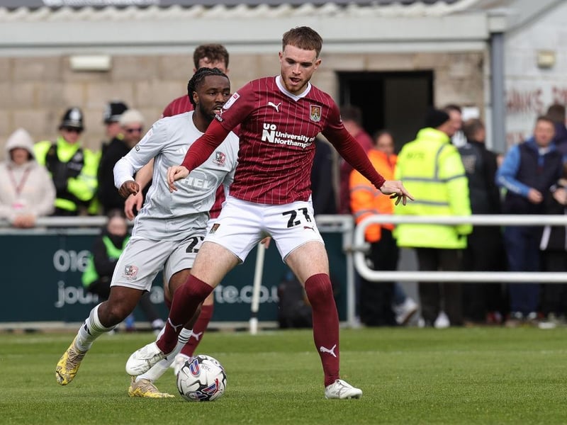 Signed off at Sixfields with a typically stylish performance. Not at his absolute best but he was the man Cobblers looked to in their attempts to unlock City's defence. Space opened up for him to shoot on several occasions but he didn't quite get the technique right... 7 CHRON STAR MAN