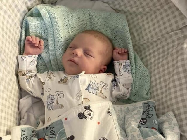 Ruben Milan born at 10.55am on November 7 at Northampton General Hospital, weighing 5lbs 8oz.