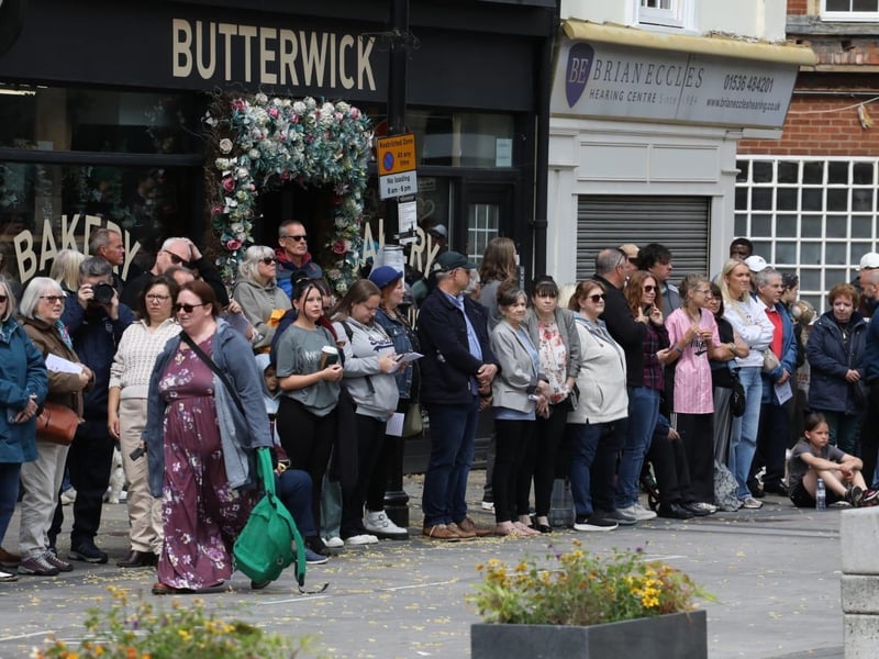 Kettering town centre: crowds line town centre to welcome The Royal Anglian Regiment for Armed Forces Day parade /National World