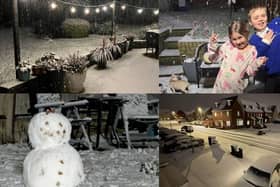 Some of the magical, snowy pictures sent into us...