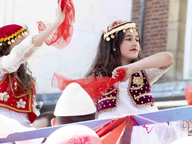 The sun shone as the carnival parade made its way through Northampton town centre on Saturday June 10.