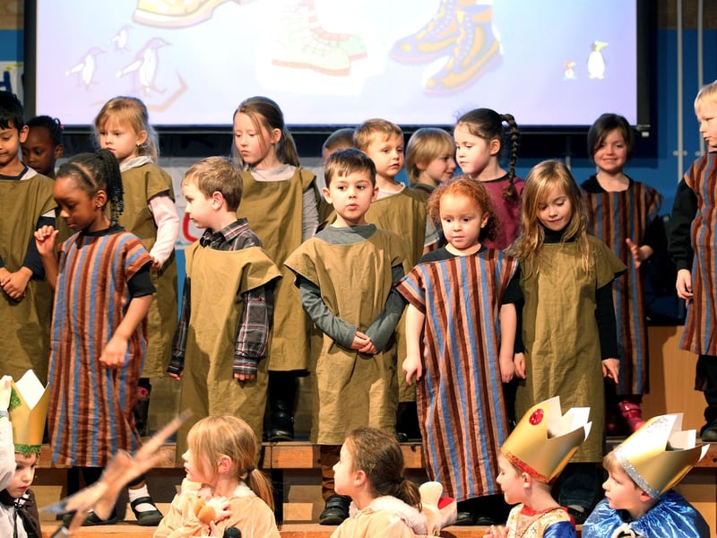 Hunsbury Park Primary's nativity play in 2012.