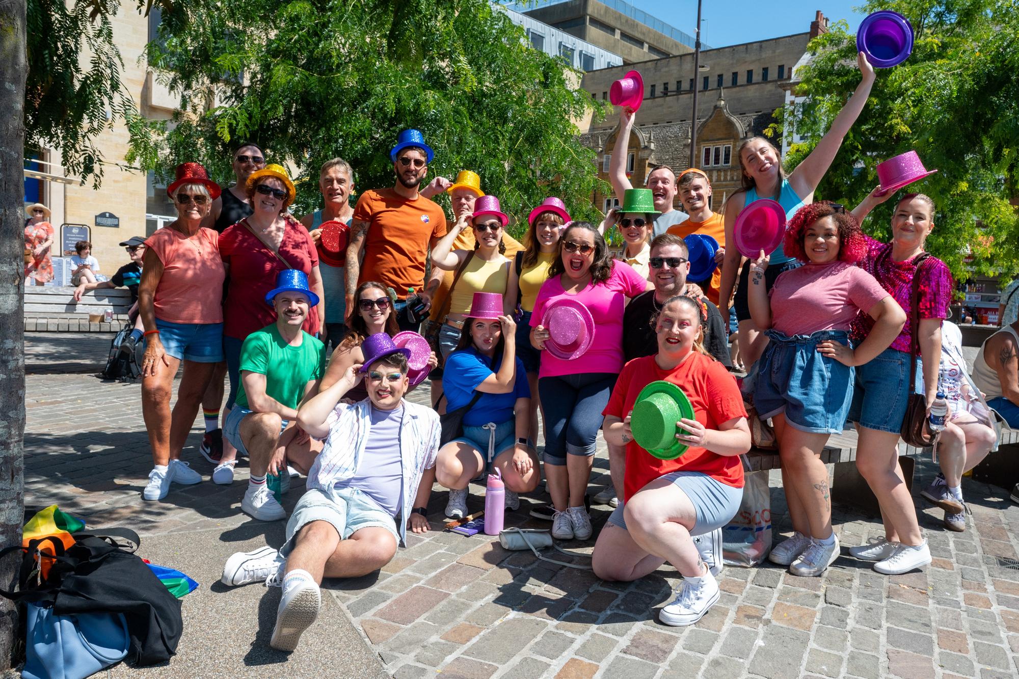 Northampton Pride 2026 in the Market Square on Saturday July 11, 2026. Photo by David Jackson