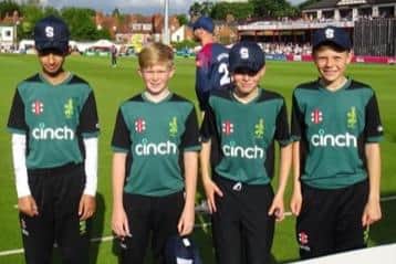 Saints youngsters pictured at a Steelbacks Vitality Blast game this summer