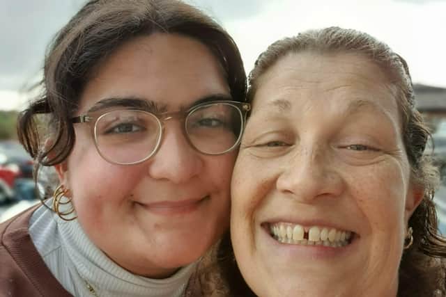 Leila Richardson with daughter Molly