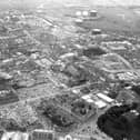 Aerial shot of Northampton from Northampton Development Corporation in 1972