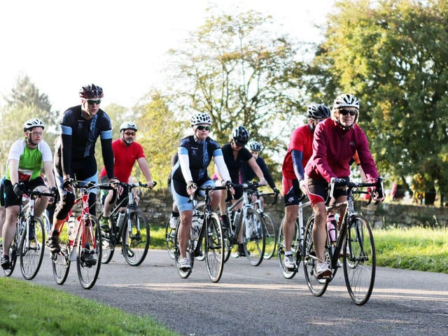 2014 - Cycle for Cynthia event at Lamport Hall to raise money for Cynthia Spencer Hospice.
