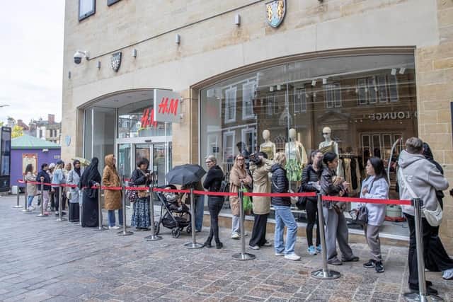 H&M moved from Abington Street into a key unit in the Grosvenor Centre with the help of a £3m loan
