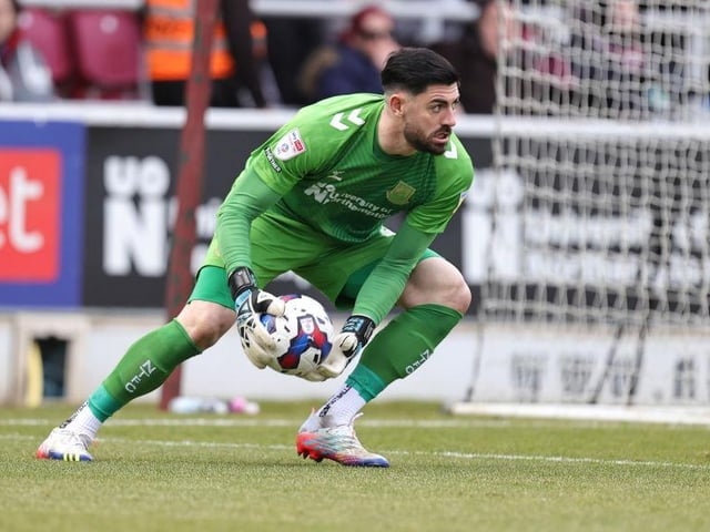 Has kept three clean sheets in five games for the Cobblers.
