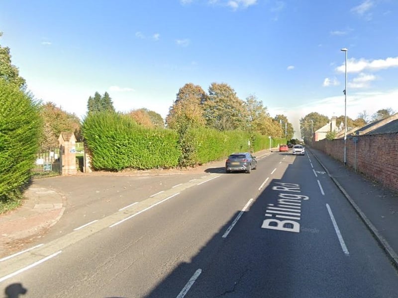 Gas works by Cadent are taking place in Billing Road from January 30 to February 5, with multi-way traffic signals in place. Delays are likely during this period.
