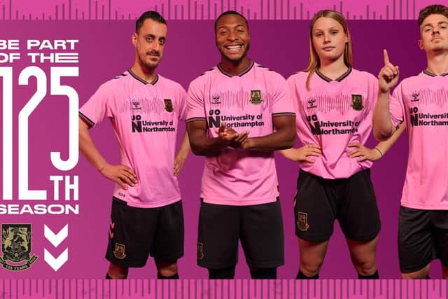 The new away kit in all its glory.