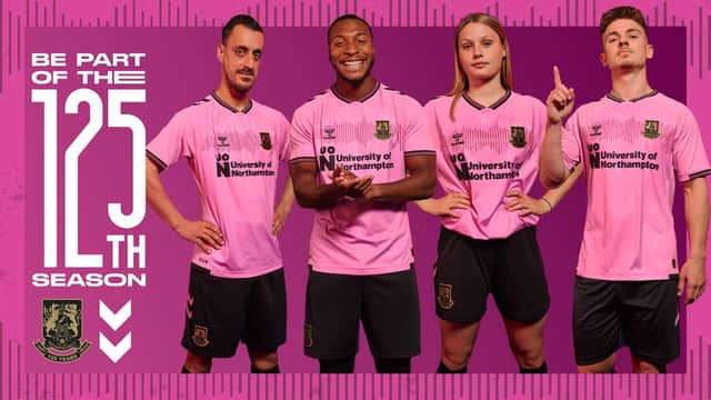 The new away kit in all its glory.
