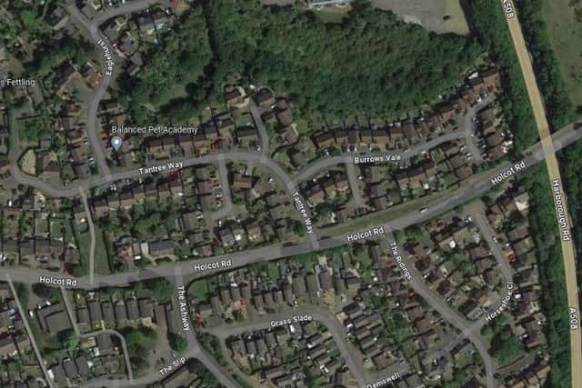 The incident happened in Burrows Vale, Brixworth.