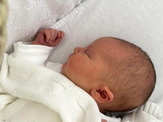 Maeve Francesca born at 4.51pm on November 29 at Northampton General Hospital, weighing 8lbs 11oz.