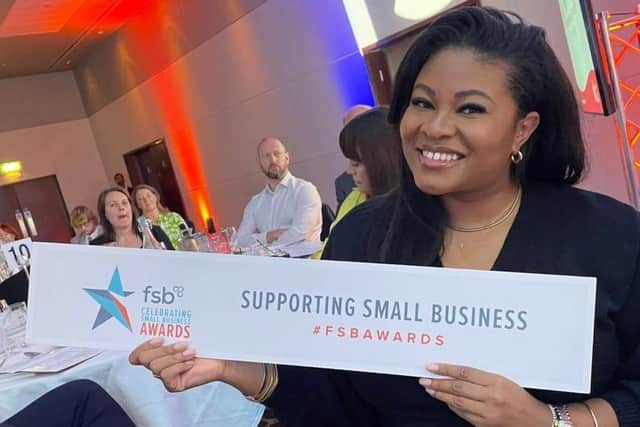Karina Scott was made a finalist in the Young Entrepreneur of the Year category at the FSB awards.