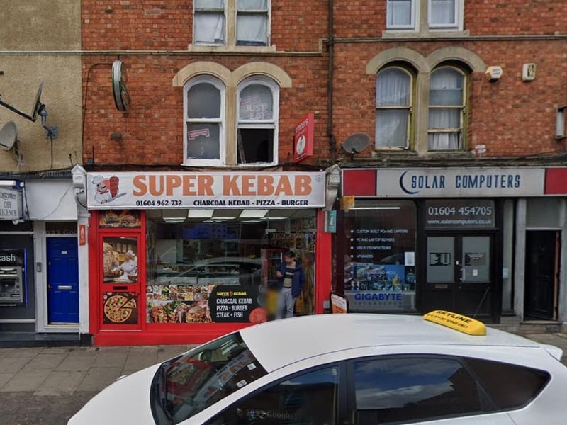 The kebab shop was given a two-star food hygiene rating at its last inspection on 5 February 2024.