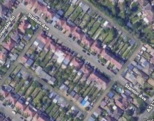 The incident happened in Stanton Avenue.