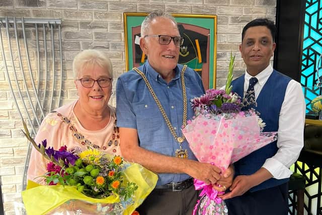 Aramintas, which recently opened in Wellingborough Road, have had a “long-standing relationship” with Mayor Dennis Meredith since before he was appointed in his new role.
