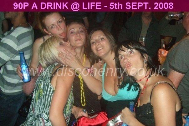 Nostalgic pictures from a '90p a drink' night out in town