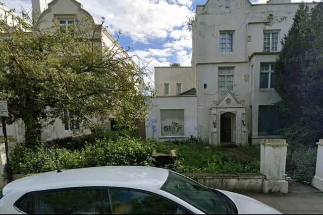 Five Spencer Parade near St Giles Street is being rented out by WNC but remains boarded up and empty