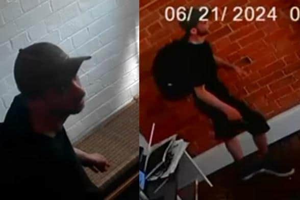 Police would like to speak to the man pictured.