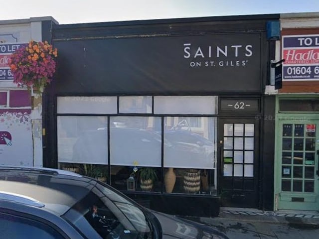 62 St Giles' St, Northampton NN1 1JW. Rated 4.7/5 on Google from 272 reviews. One reviewer said: "Had a lovely breakfast there this morning. The coffee is smooth and brilliant as well. Service was with a smile, lovely setting and vibe inside and I will definitely be back."
