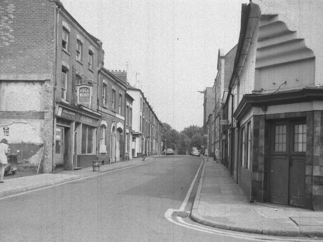 Top of Newland Northampton before demolition to make way for Grosvenor Centre