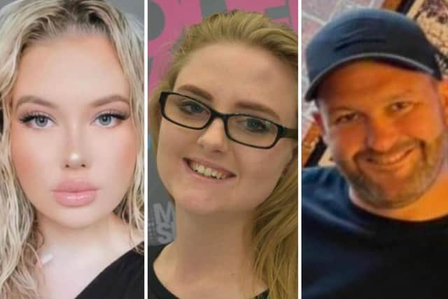 Daisy Jean Huddle, Karen Coke and Steven Coulson were among eight victims of fatal road crashes in Northamptonshire. Photos: Northamptonshire Police