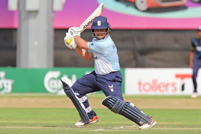 Ricardo Vasconcelos scored a half-century (Picture: Peter Short)