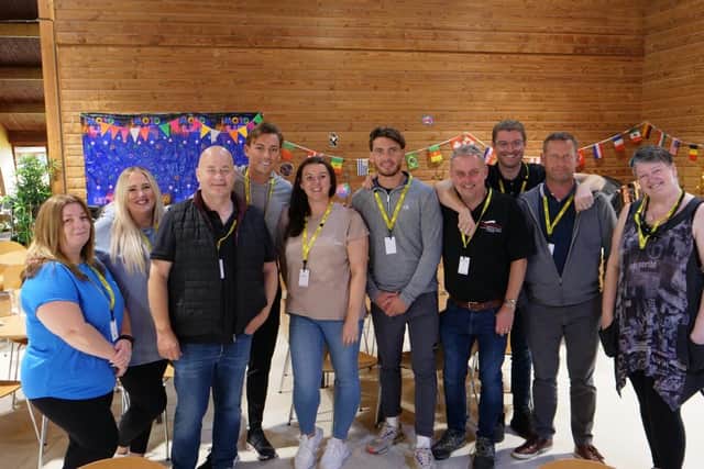 Panther Logistics team at the Over The Wall Camp