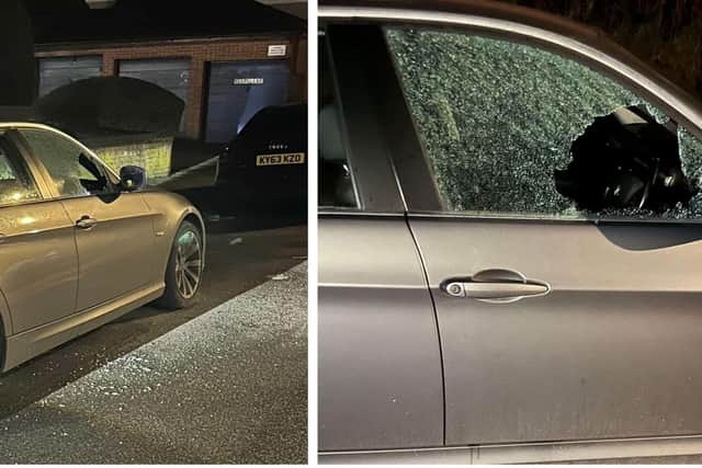 The incident happened in Arnold Road, Semilong, on February 16 between 4am and 8am, according to the 32-year-old victim, when his 2010 BMW had its driver-side window smashed in.