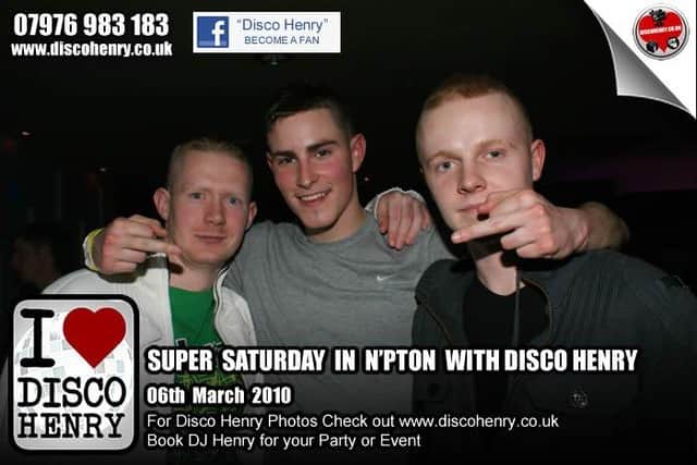 Nostalgic pictures from a March night out in town 13 years ago