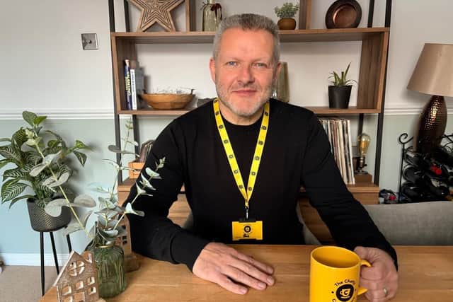 Jon Haslam, volunteer host for The Chatty Cafe Scheme in Brackley