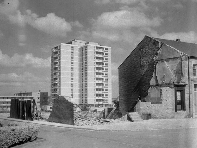 Flats in Northampton, July 9, 1962