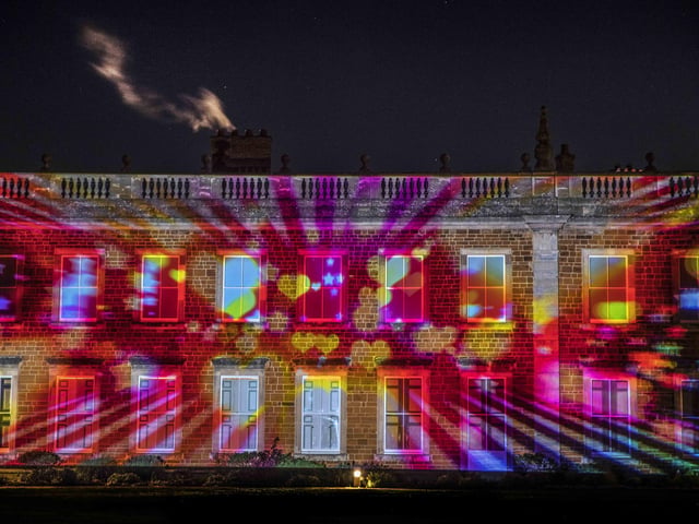 Take a look around the winter light trail, which is now open and will be until December 31.