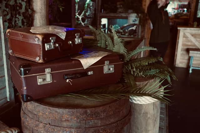 The new attraction is extensively themed.